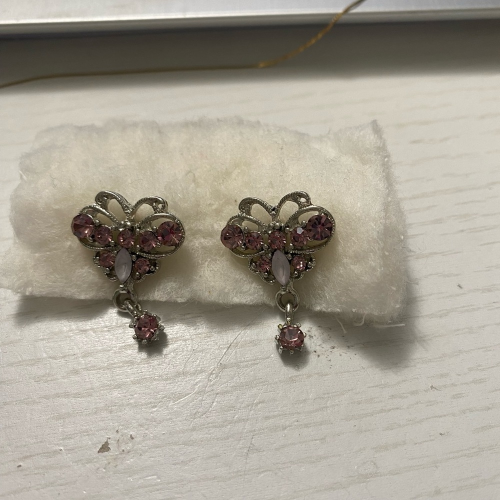 Butterfly Gem earring